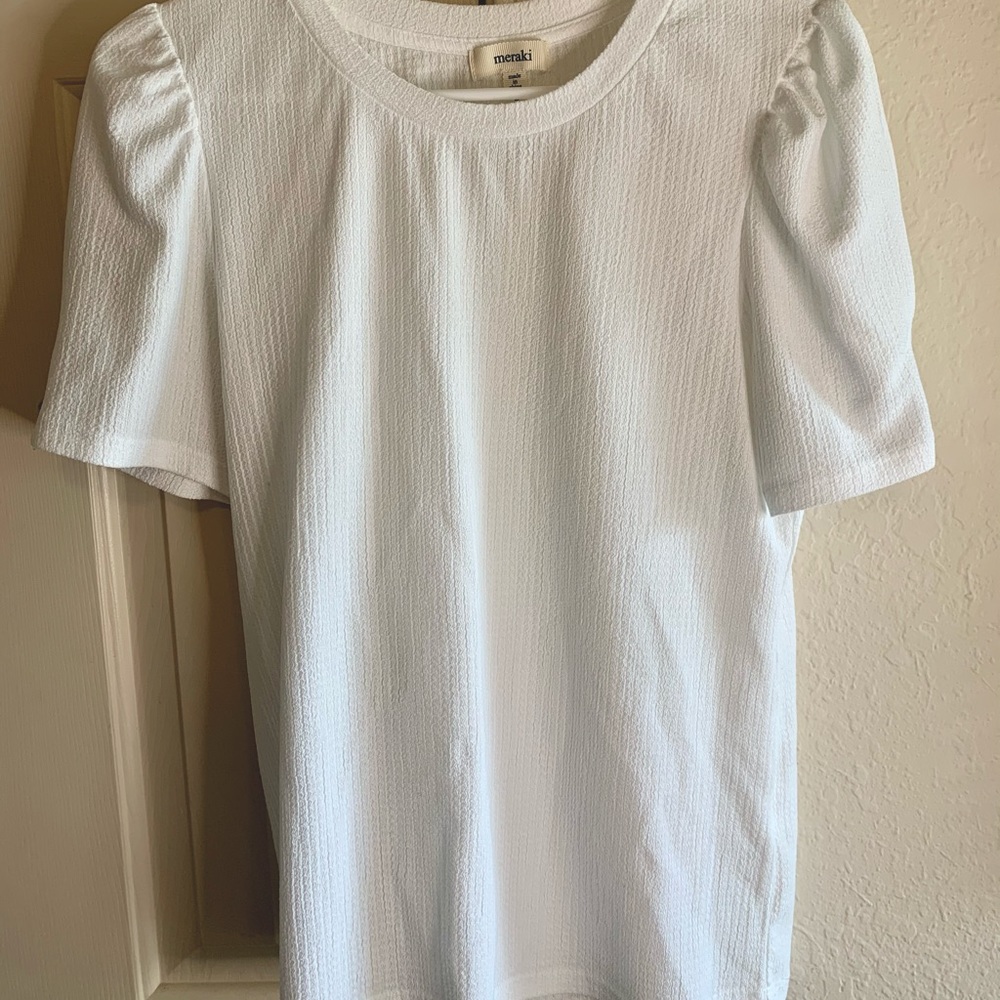Women’s white blouse.